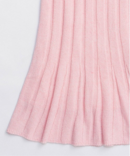 MAISON SPECIAL(メゾンスペシャル)の「Random Rib Knit Flared Skirt / ランダムリブニットフレアスカート(スカート・レディース・ブラック/グレー/ピンク・38/36)」の15枚目の写真