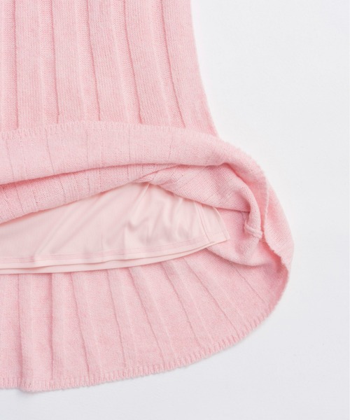 MAISON SPECIAL(メゾンスペシャル)の「Random Rib Knit Flared Skirt / ランダムリブニットフレアスカート(スカート・レディース・ブラック/グレー/ピンク・38/36)」の17枚目の写真