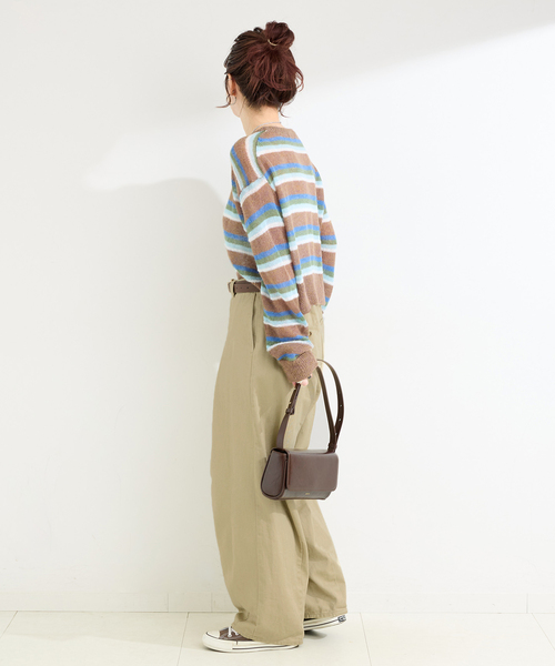 B.C STOCK(ベーセーストック)の「《追加》【WEB限定】ウォッシャブル / ヘビードリルタックバギーチノ(チノパンツ・レディース・ベージュ/カーキ・SMALL/MEDIUM)」の12枚目の写真