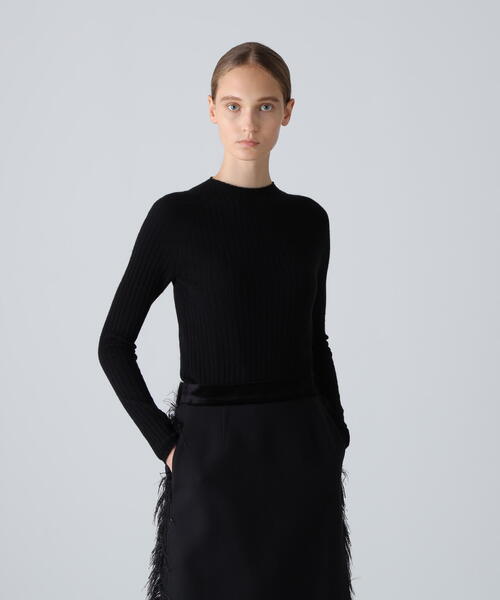 ADORE(アドーア)の「タムヤーンリブニット(ニット/セーター・レディース・ピンク/ホワイト/ブラック・38)」の10枚目の写真