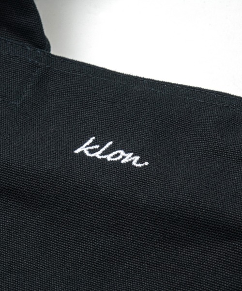 KLON(クローン)の「KLON DRAWING LOGO BIG TOTE BAG BLACK(トートバッグ・レディース・ブラック・FREE)」の7枚目の写真