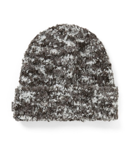 thisisneverthat(ディスイズネバーザット)の「Multicolor Boucle Beanie(ニットキャップ/ビーニー・メンズ・ナチュラル/ブラック/マルチ・FREE)」の4枚目の写真