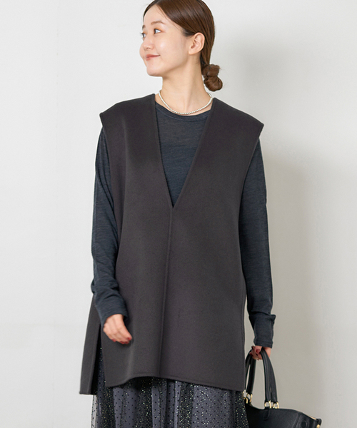 IENA スーパー160ダブルフェイスベスト Super160ダブルフェイスベスト（その他アウター）｜IENA（イエナ）の