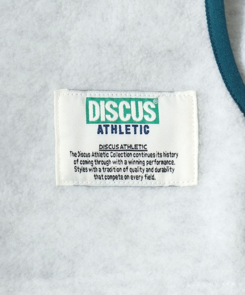 DISCUS(ディスカス)の「DISCUS/ディスカス フリース ワンポイント刺繍 無地/総柄 ハーフジップブルゾン レディース メンズ(ブルゾン・メンズ・ダークブラウン/マルチ/ブルーグリーン/オートミール/ネイビー・M/L)」の21枚目の写真
