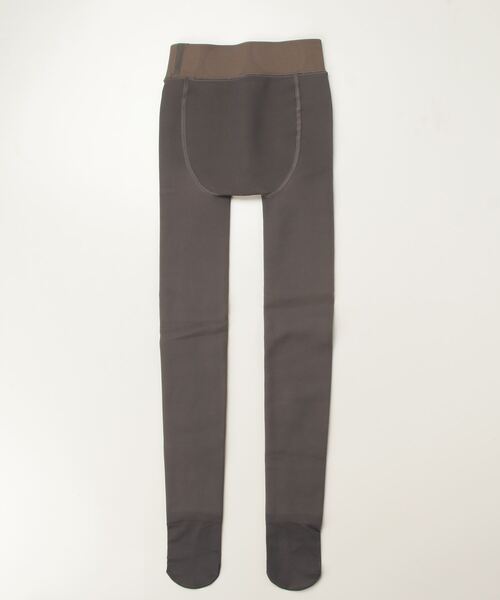 Vini(ヴィニ)の「裏起毛タイツ(0℃~20℃対応)(タイツ/ストッキング・レディース・ブラック/ブラウン/ブラック×ベージュ/チャコールグレー/ベージュ・FREE)」の6枚目の写真