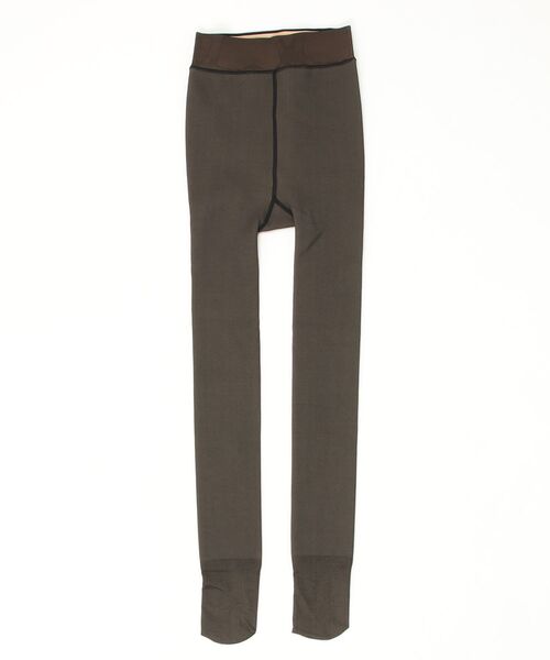 Vini(ヴィニ)の「裏起毛タイツ(0℃~20℃対応)(タイツ/ストッキング・レディース・ブラック/ブラウン/ブラック×ベージュ/チャコールグレー/ベージュ・FREE)」の7枚目の写真