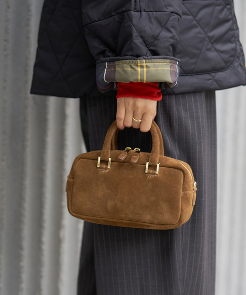 IENA★マニュエルミラノBOSTON MINI ミニボストンバッグ IENA｜《WEB限定/追加予約》Manuel MILANO/マニュエルミラノ