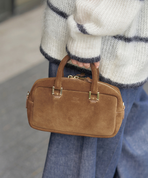 IENA（イエナ）の「《WEB限定/追加》Manuel MILANO/マニュエルミラノ BOSTON MINI バッグ 6307（ボストンバッグ・レディース・ブラウン/キャメル・FREE）」の18枚目の写真