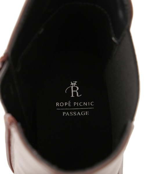 ROPE' PICNIC（ロペピクニック）の「ジップアップサイドゴアショートブーツ（ブーツ・レディース・ブラック/ブラウン系その他・S/M/L）」の14枚目の写真