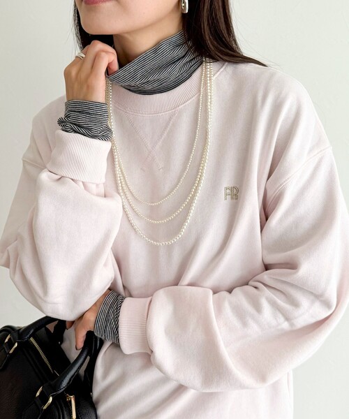 fredy emue（フレディエミュ）の「ウールブレンドシアータートルプルオーバー（その他トップス・レディース・ライトグレー/ブラック/グレイッシュベージュ/ブラック系その他/オフホワイト・38）」の10枚目の写真