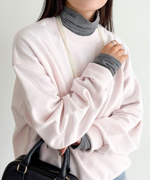 fredy emue（フレディエミュ）の「ウールブレンドシアータートルプルオーバー（その他トップス・レディース・ライトグレー/ブラック/グレイッシュベージュ/ブラック系その他/オフホワイト・38）」の11枚目の写真