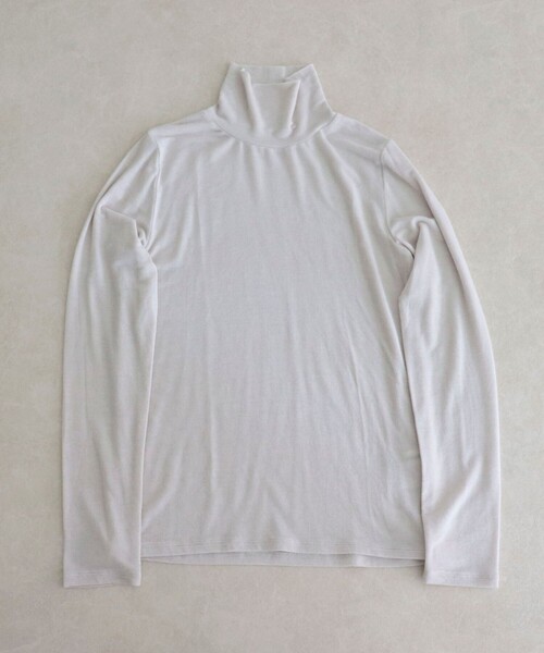 fredy emue（フレディエミュ）の「ウールブレンドシアータートルプルオーバー（その他トップス・レディース・ライトグレー/ブラック/グレイッシュベージュ/ブラック系その他/オフホワイト・38）」の15枚目の写真