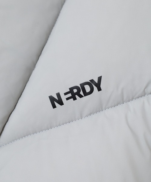 NERDY（ノルディ）の「フラグメントデタッチャブルパファージャケット（ダウンジャケット/コート・レディース・ブラック/ライトグレー・M/L/S）」の7枚目の写真