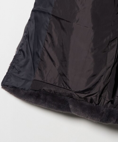 A DAY IN THE LIFE UNITED ARROWS(アデイインザライフユナイテッドアローズ)の「フェイクファー×ナイロン コンビブルゾン <A DAY IN THE LIFE>(ブルゾン・レディース・ナチュラル/モカ/ダークグレー/オリーブ・FREE)」の20枚目の写真