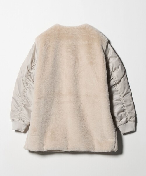 フェイクファー×ナイロン コンビブルゾン ＜A DAY IN THE LIFE
