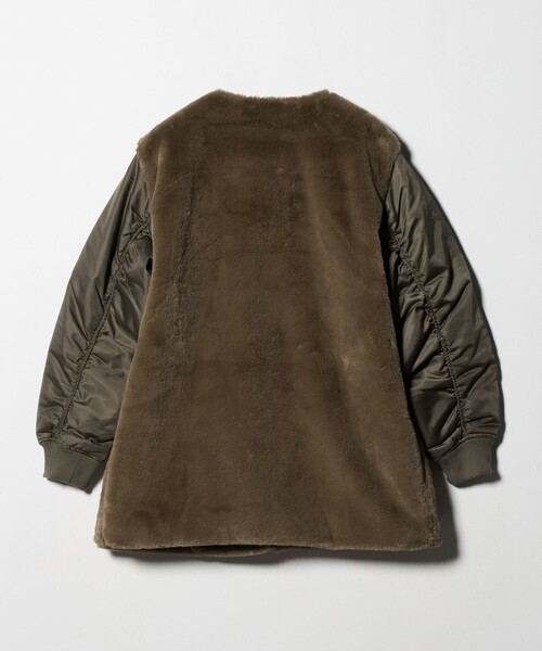 フェイクファー×ナイロン コンビブルゾン ＜A DAY IN THE LIFE