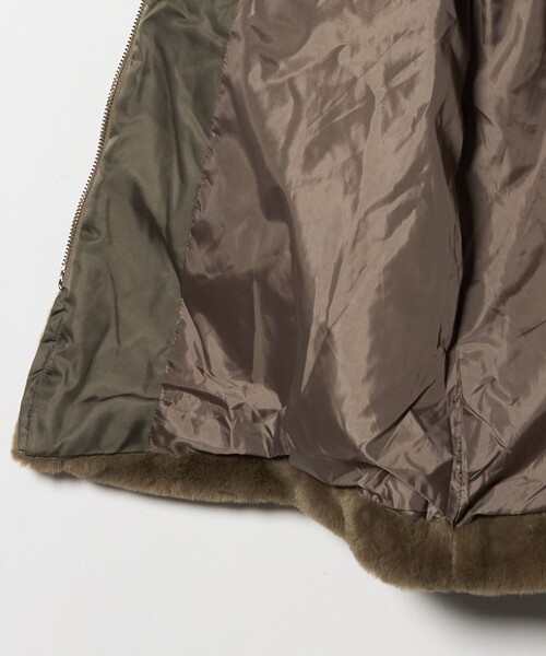 フェイクファー×ナイロン コンビブルゾン ＜A DAY IN THE LIFE