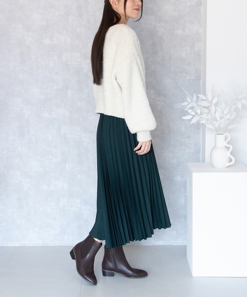 JELLY BEANS（ジェリービーンズ）の「サイド切り替えショートブーツ(204-57131)JELLY BEANS(ジェリービーンズ)（ブーツ・レディース・ダークブラウン/ブラック・S/M/L）」の16枚目の写真