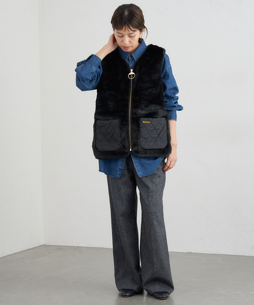 Barbour/バブアー KARIN FAUX FUR GILET ベスト LGI0201（その他