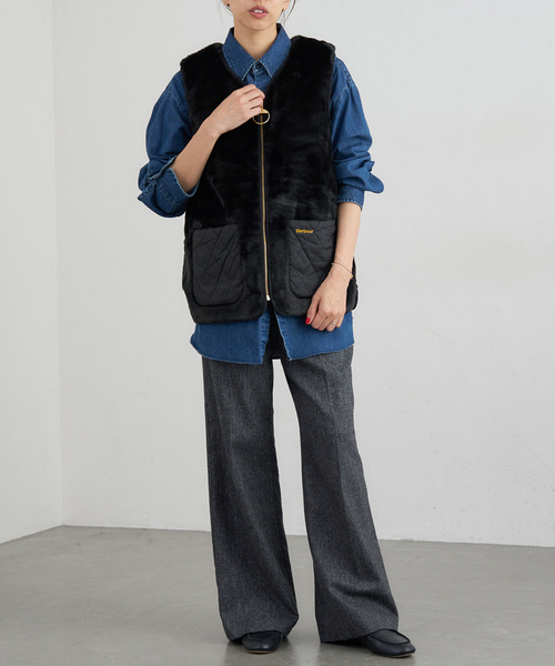 Barbour/バブアー KARIN FAUX FUR GILET ベスト LGI0201（その他