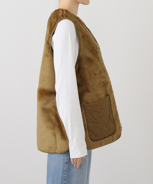 Barbour/バブアー KARIN FAUX FUR GILET ベスト LGI0201（その他