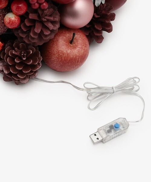 クリスマスツリーL/USB仕様/LEDライト付き（インテリア雑貨