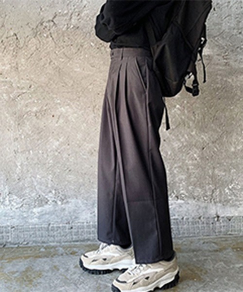 SallyLunn(サリーラン)の「テーパードスラックスパンツ(その他パンツ・メンズ・ブラック/ベージュ/ホワイト/グレー・M/L)」の8枚目の写真