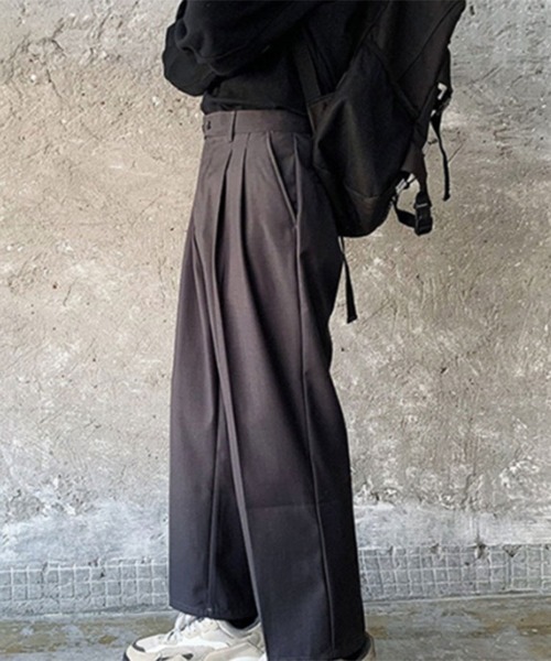 SallyLunn(サリーラン)の「テーパードスラックスパンツ(その他パンツ・メンズ・ブラック/ベージュ/ホワイト/グレー・M/L)」の9枚目の写真