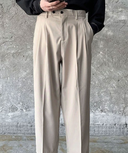 SallyLunn(サリーラン)の「テーパードスラックスパンツ(その他パンツ・メンズ・ブラック/ベージュ/ホワイト/グレー・M/L)」の12枚目の写真