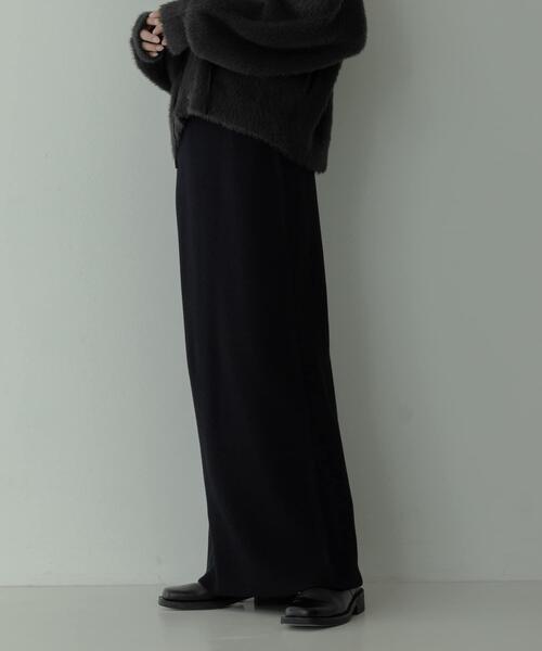 URBAN RESEARCH Sonny Label(アーバンリサーチサニーレーベル)の「『WEB限定』『毛玉防止』ミラノリブIラインニットスカート(スカート・レディース・チャコールグレー/ブラック/アイボリー・FREE)」の6枚目の写真