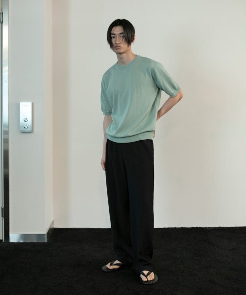 SIGNATURE（シグネチャ）の「サマーシアサッカーウエストバンドパンツ[ブラック]（その他パンツ・レディース・その他・MEDIUM/LARGE）」の19枚目の写真