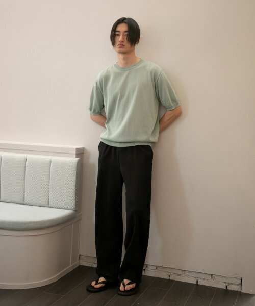 SIGNATURE（シグネチャ）の「サマーシアサッカーウエストバンドパンツ[ブラック]（その他パンツ・レディース・その他・MEDIUM/LARGE）」の14枚目の写真