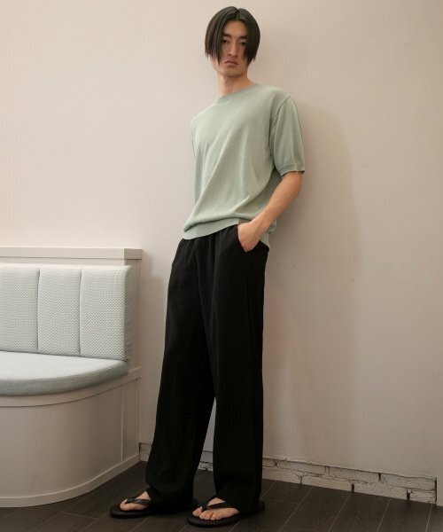 SIGNATURE（シグネチャ）の「サマーシアサッカーウエストバンドパンツ[ブラック]（その他パンツ・レディース・その他・MEDIUM/LARGE）」の13枚目の写真