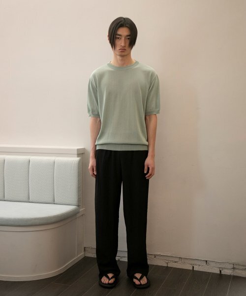 SIGNATURE（シグネチャ）の「サマーシアサッカーウエストバンドパンツ[ブラック]（その他パンツ・レディース・その他・MEDIUM/LARGE）」の12枚目の写真