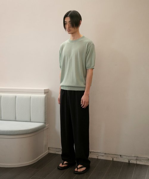 SIGNATURE（シグネチャ）の「サマーシアサッカーウエストバンドパンツ[ブラック]（その他パンツ・レディース・その他・MEDIUM/LARGE）」の11枚目の写真