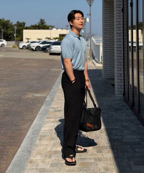 SIGNATURE（シグネチャ）の「サマーシアサッカーウエストバンドパンツ[ブラック]（その他パンツ・レディース・その他・MEDIUM/LARGE）」の7枚目の写真