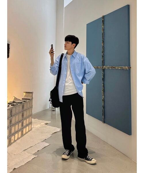 SIGNATURE（シグネチャ）の「サマーシアサッカーウエストバンドパンツ[ブラック]（その他パンツ・レディース・その他・MEDIUM/LARGE）」の4枚目の写真