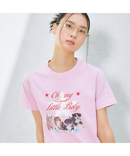 GAKKAI UNIONS(ガッカイユニオンズ)の「リトルベイビー 半袖Tシャツ ピンク(Tシャツ/カットソー・レディース・その他・SMALL/MEDIUM)」の1枚目の写真