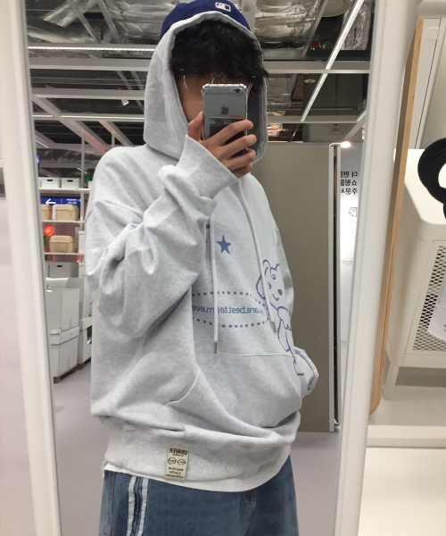 GRAVER（グレーバー）の「[ユニセックス]ANGELIC フードパーカー_3カラー（パーカー・レディース・ブラック/ホワイト/ネイビー・SMALL/MEDIUM/LARGE）」の6枚目の写真