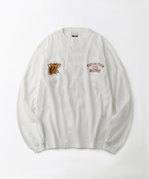 OUTSTANDING(アウトスタンディング)の「MIL SERIES LONG SLEEVE(MID WAY)_OFF WHITE(Tシャツ/カットソー・メンズ・その他・SMALL/MEDIUM/LARGE)」の10枚目の写真