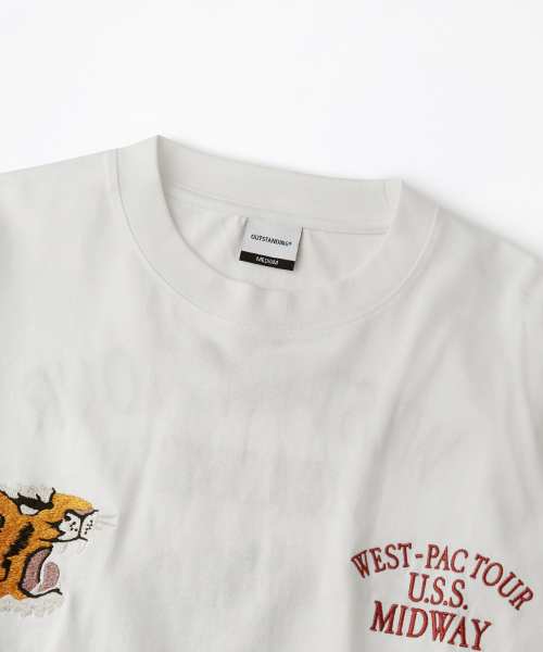 OUTSTANDING(アウトスタンディング)の「MIL SERIES LONG SLEEVE(MID WAY)_OFF WHITE(Tシャツ/カットソー・メンズ・その他・SMALL/MEDIUM/LARGE)」の9枚目の写真