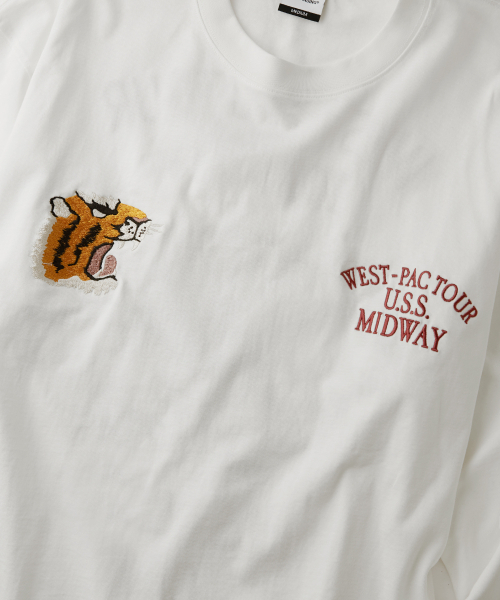 OUTSTANDING(アウトスタンディング)の「MIL SERIES LONG SLEEVE(MID WAY)_OFF WHITE(Tシャツ/カットソー・メンズ・その他・SMALL/MEDIUM/LARGE)」の8枚目の写真
