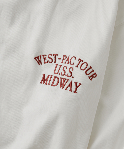 OUTSTANDING(アウトスタンディング)の「MIL SERIES LONG SLEEVE(MID WAY)_OFF WHITE(Tシャツ/カットソー・メンズ・その他・SMALL/MEDIUM/LARGE)」の7枚目の写真
