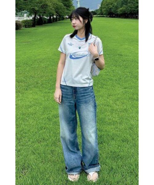 Retriever Club（レトリーバークラブ）の「HOWLING SOCCER CROP JERSEY [IVORY]（Tシャツ/カットソー・レディース・その他・FREE）」の21枚目の写真