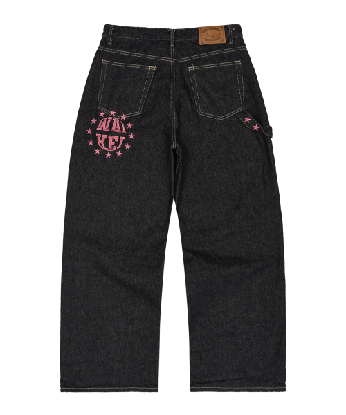 WaiKei（ワイケイ）の「スターアップリケ刺繍デニムパンツインディゴブルー（デニムパンツ・レディース・その他・4/3/1/2）」の7枚目の写真