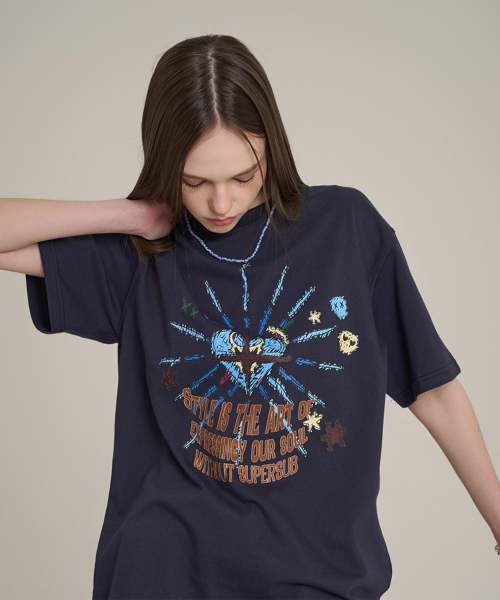 アウアーソウル 半袖Tシャツ-ホワイト（Tシャツ/カットソー