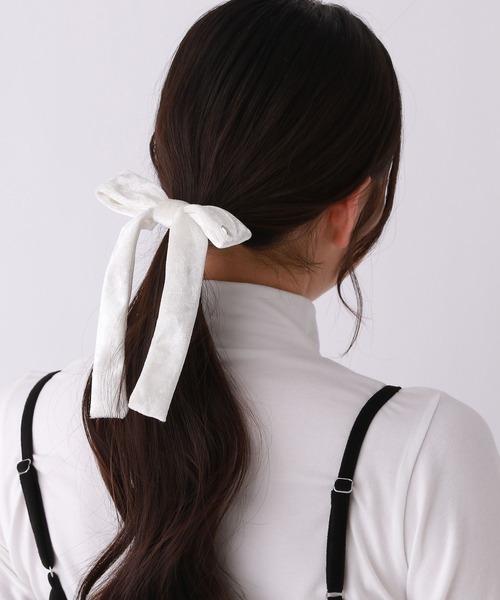 セール】ベロアリボンポニー（ヘアゴム）｜repipi armario（レピピ
