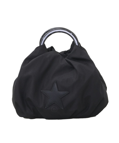 CONVERSE TOKYO（コンバーストウキョウ）の「ACRYLIC HANDLE BALLOON SHOULDER BAG（ショルダーバッグ・レディース・ブラック/ベージュ/グレー・FREE）」の2枚目の写真