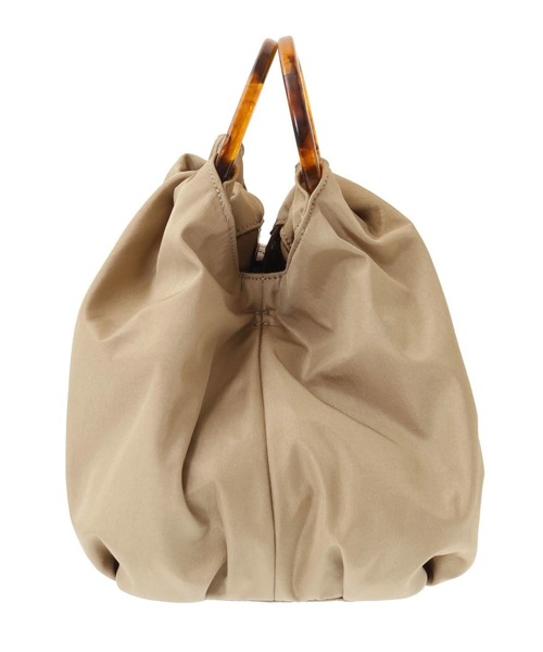 CONVERSE TOKYO（コンバーストウキョウ）の「ACRYLIC HANDLE BALLOON SHOULDER BAG（ショルダーバッグ・レディース・ブラック/ベージュ/グレー・FREE）」の17枚目の写真