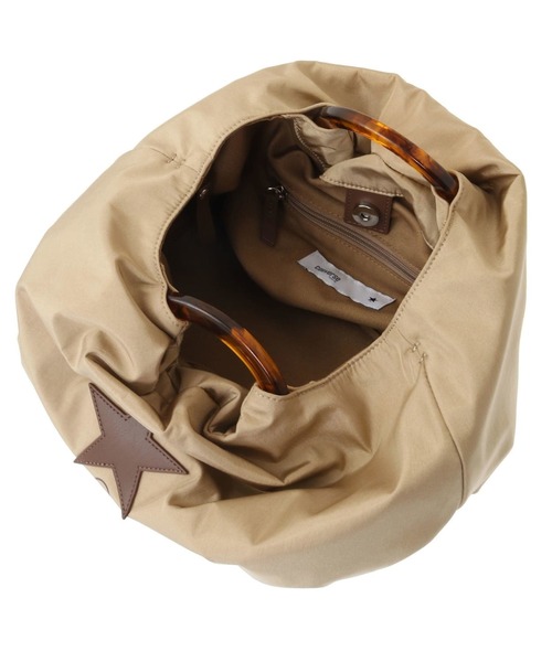 CONVERSE TOKYO（コンバーストウキョウ）の「ACRYLIC HANDLE BALLOON SHOULDER BAG（ショルダーバッグ・レディース・ブラック/ベージュ/グレー・FREE）」の22枚目の写真